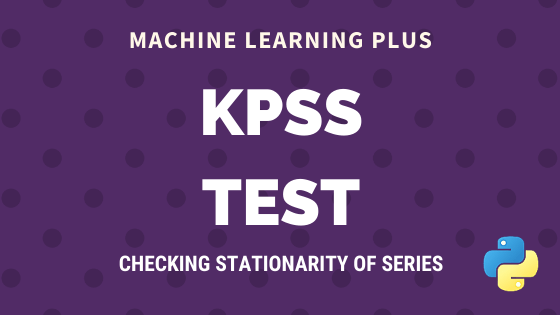 KPSS Test for Stationarity