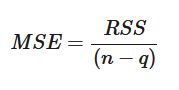 MSE formula