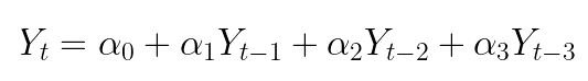 Autoregression equation