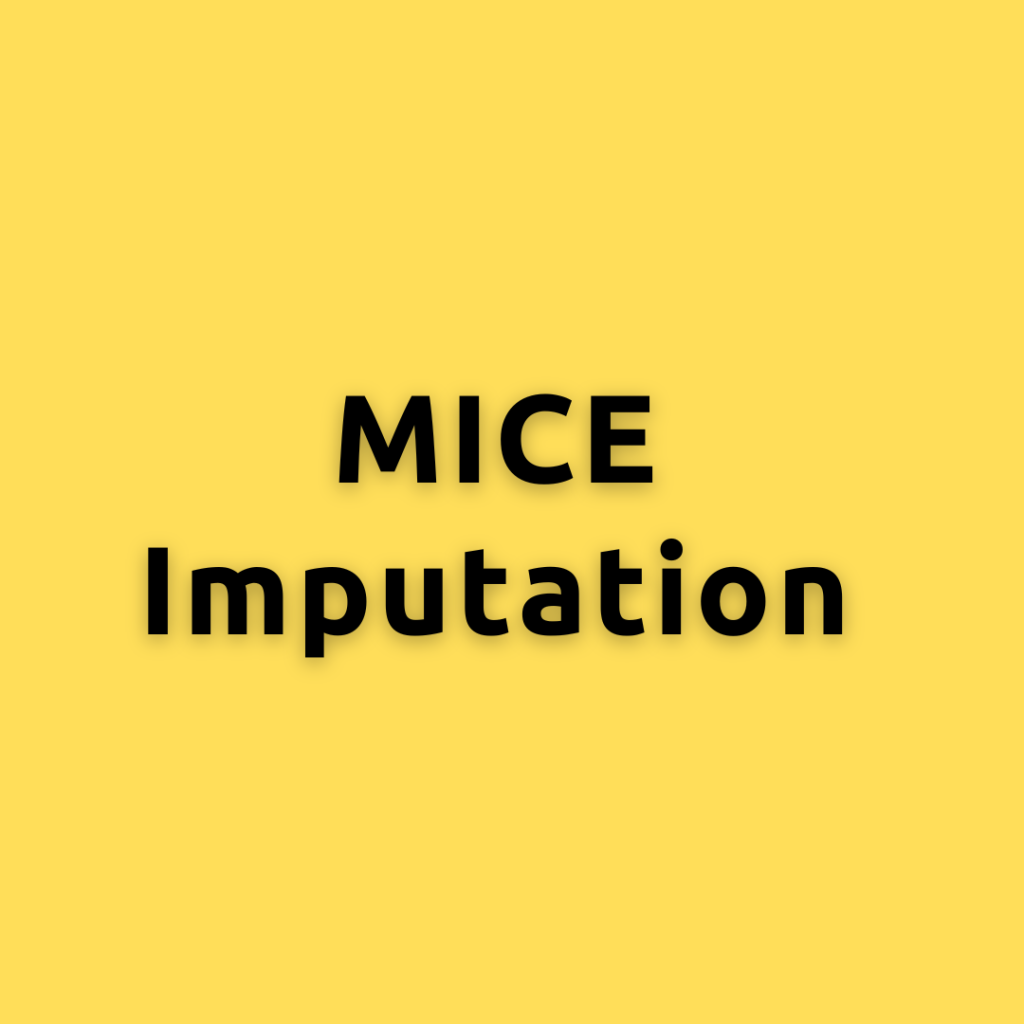 MICE imputation – How to predict missing values using machine learning in Python