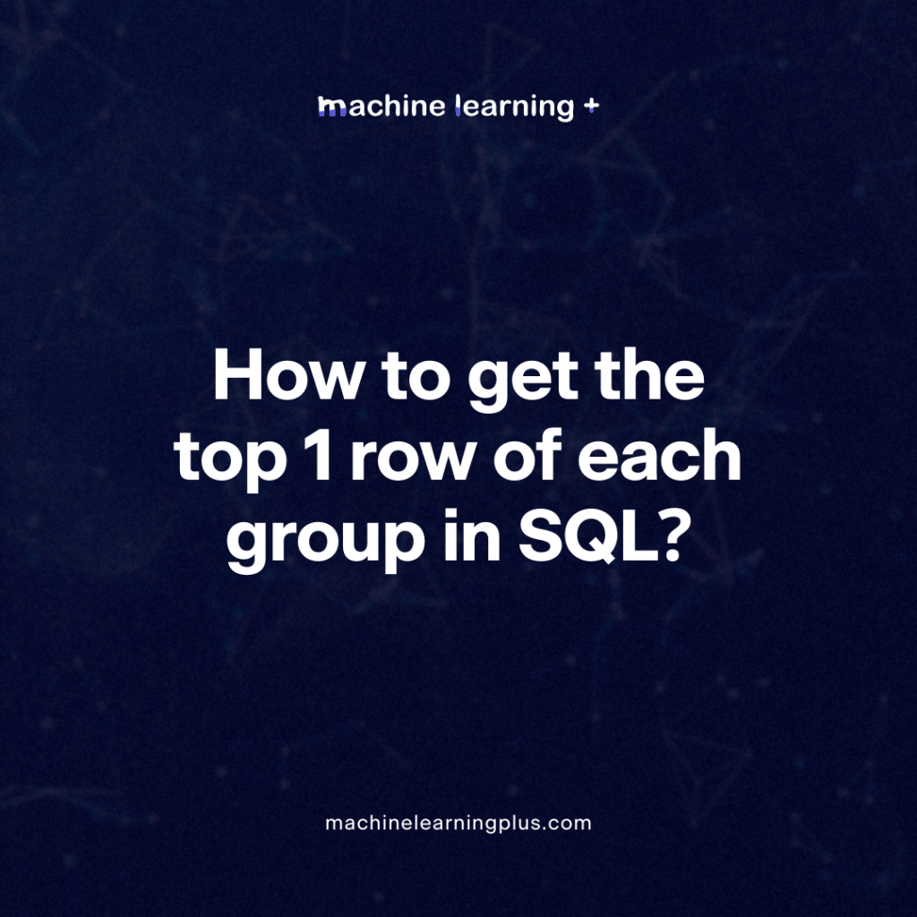 How to get the top 1 row of each group in SQL?