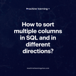 How to sort multiple columns in SQL and in different directions?
